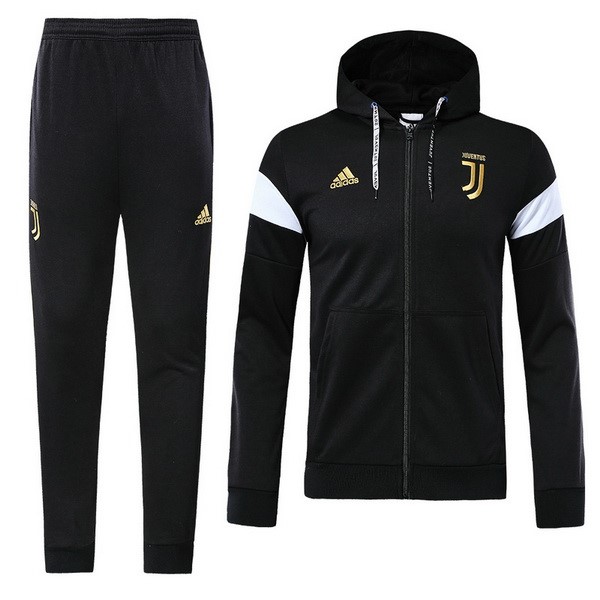 Trainingsanzug Juventus 2018-19 Schwarz Gold Fussballtrikots Günstig